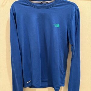 The North Face Blue Long Sleeve Shirt